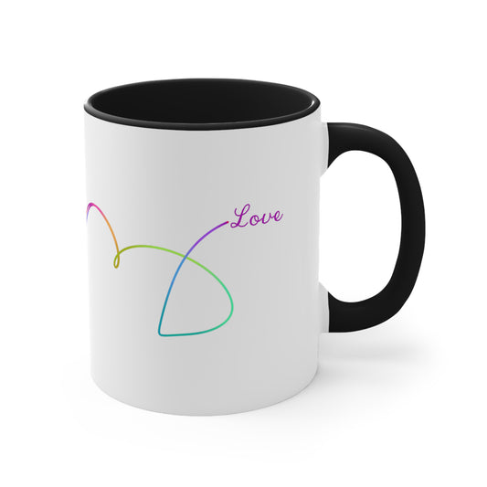 Accent Coffee Mug - Love's Journey - Design 1